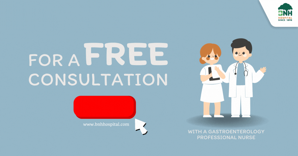 A colonoscopy is not as terrifying as it seems. Free Consultatin | BNH Hospital